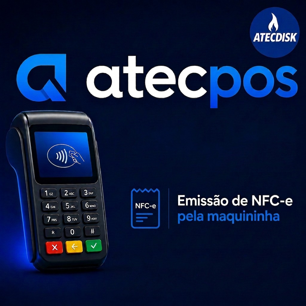 AtecPOS com emissão de NFC-e pela maquininha