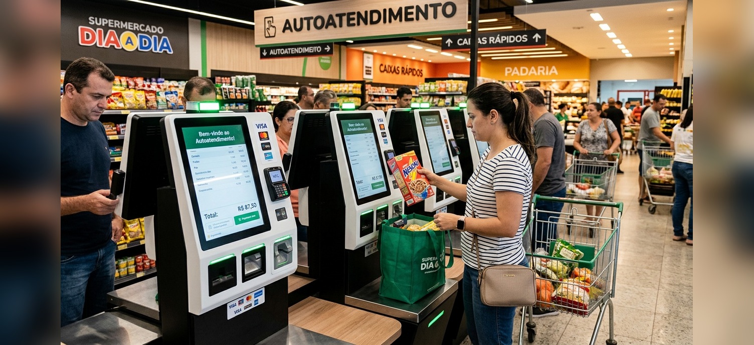 Autoatendimento em supermercado