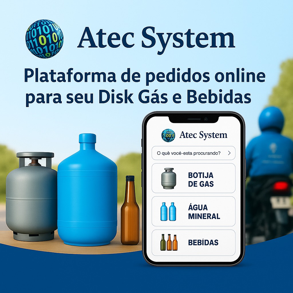 Plataforma de pedidos online para Disk Gás e Bebidas